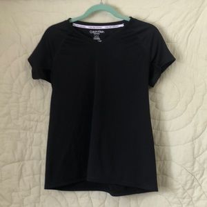 CK black swimwear s/s cover top, S